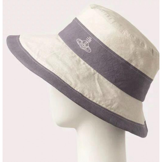 日本雜誌附錄•Vivienne Westwood 防曬防UV漁夫帽★四色可選：A灰紫色/ B黑色 / C藍色/ D綠色