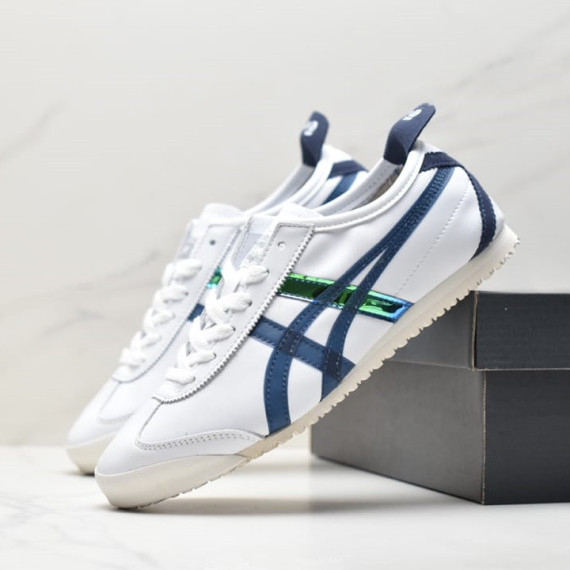 日本限定版 Onitsuka Tiger Mexico 66@經典復古百搭Shiny藍嘜休閒鞋波鞋