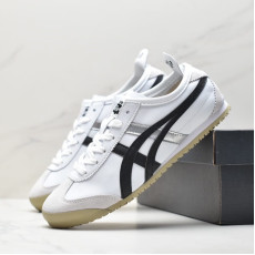 日本限定版 Onitsuka Tiger Mexico 66@經典復古百搭Shiny銀黑嘜休閒鞋波鞋