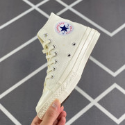 日本版CDG PLAY愛心眼睛 x CONVERSE 1970s聯乘限量版高筒白色帆布鞋波鞋