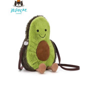 英國JELLYCAT LONDON牛油果毛絨卡通造型斜孭袋仔