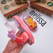 New Arrivals！MELISSA PEPPA PIG卡通造型兒童涼鞋