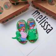 New Arrivals！MELISSA PEPPA PIG卡通造型兒童涼鞋