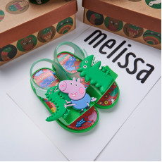 New Arrivals！MELISSA PEPPA PIG卡通造型兒童涼鞋