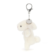 英國JELLYCAT LONDON Bunny Cream Bag Charm卡通造型毛絨公仔掛飾