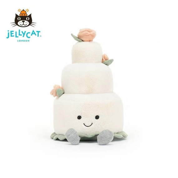 英國JELLYCAT LONDON節日蛋糕卡通造型毛絨公仔