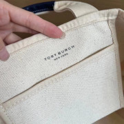 TORY BURCH專櫃VIP貴賓積分兌換專用可上膊帆布袋TOTE BAG