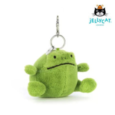 英國JELLYCAT LONDON Ricky Rain Frog Bag Charm 大眼蛙掛飾8cm