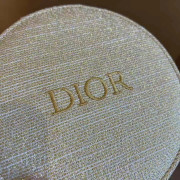 Dior化妝專櫃VIP貴賓積分兌換專用新年訂製限量版金絲化妝盒