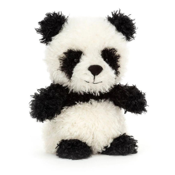 Jellycat Little Panda捲毛熊貓毛絨公仔